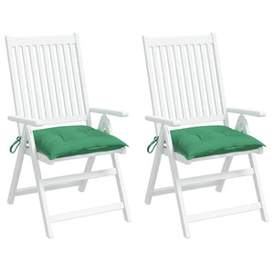 vidaXL Coussins de palette 2 pcs Vert 50x50x7 cm Tissu Oxford