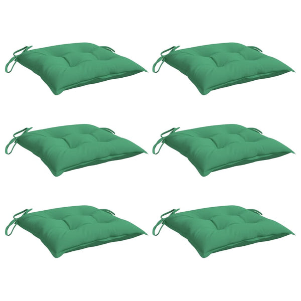 Palettenkissen 6er Set Grün 50x50 cm