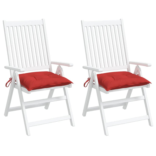 Palettenkissen 2er Set Rot 50x50 cm