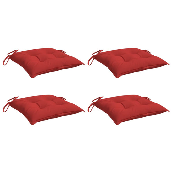Palettenkissen 4er Set Rot 50x50 cm