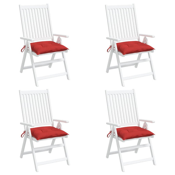Palettenkissen 4er Set Rot 50x50 cm