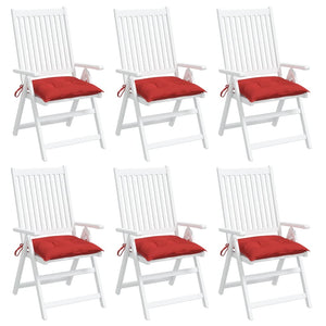Palettenkissen 6er Set Rot 50x50 cm