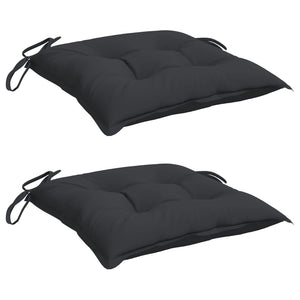 Schwarze Palettenkissen 50x50 cm, 2er-Set