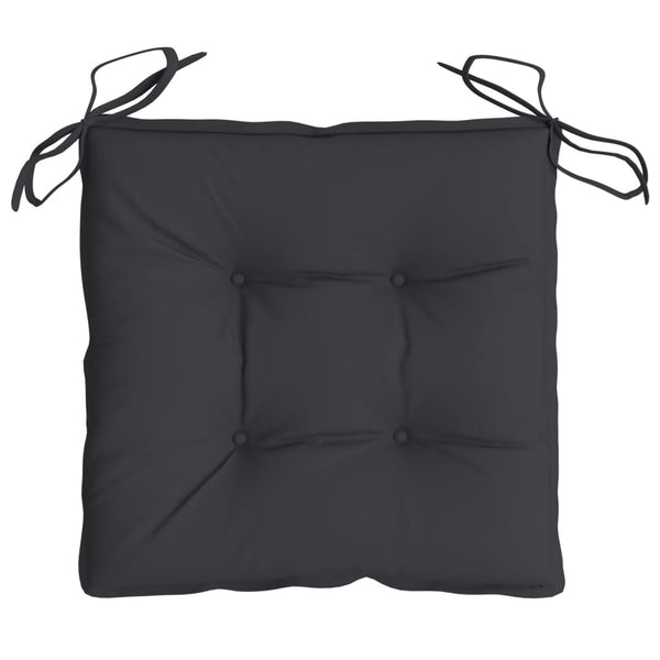 Schwarze Palettenkissen 50x50 cm, 2er-Set