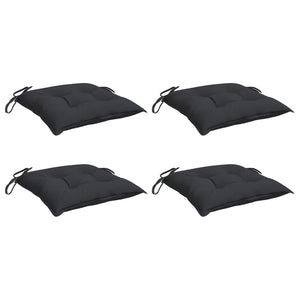 Palettenkissen 4er Set Schwarz 50x50 cm
