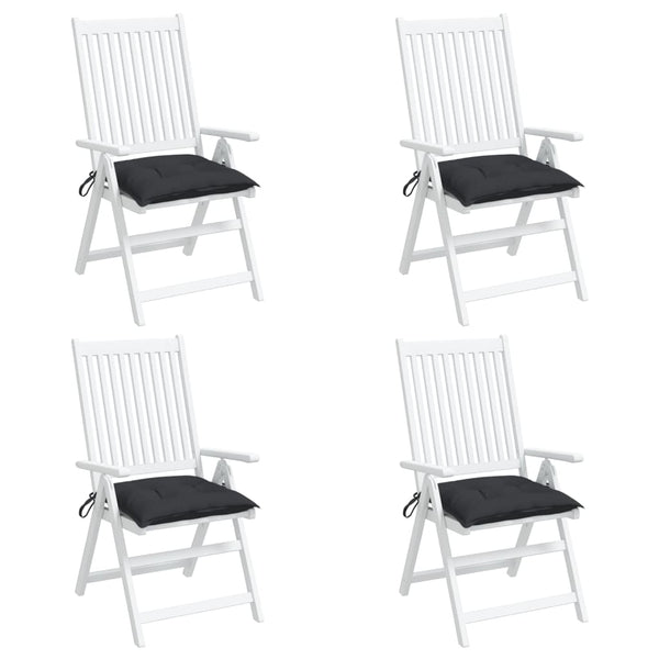 Palettenkissen 4er Set Schwarz 50x50 cm