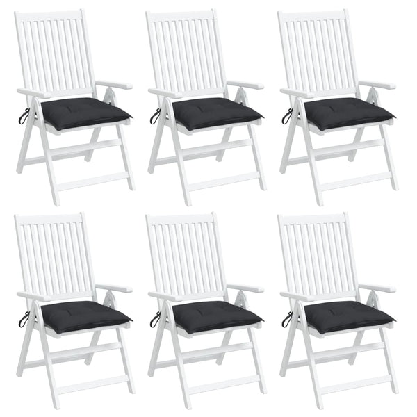 Palettenkissen 6er Set Schwarz 50x50 cm