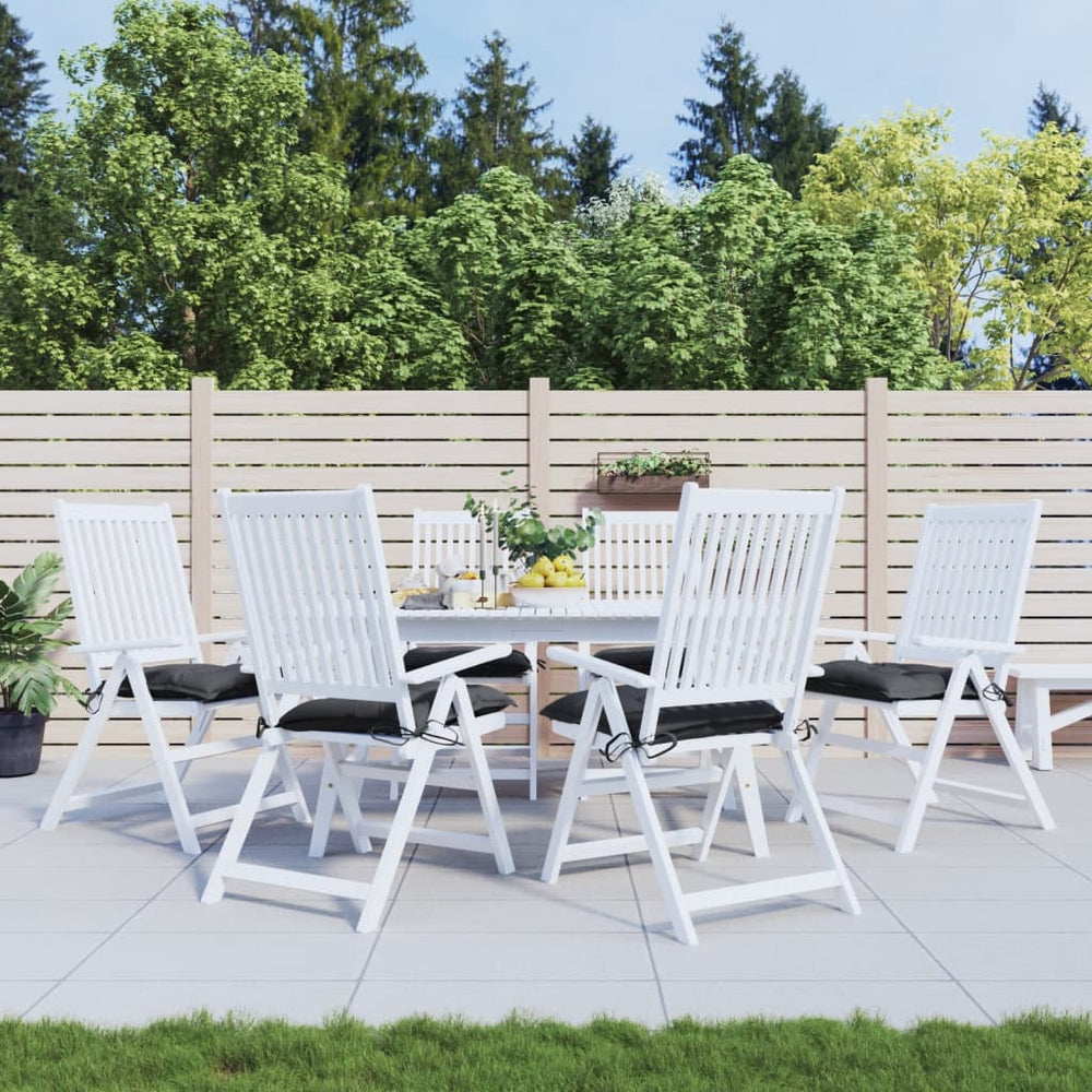 Palettenkissen 6er Set Schwarz 50x50 cm