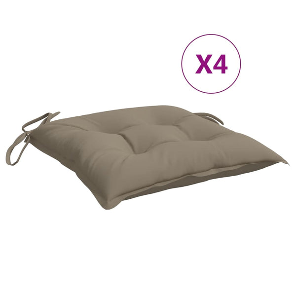 Palettenkissen 4er Set Taupe 50x50 cm