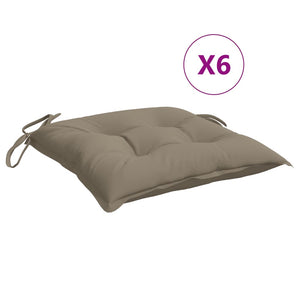 Palettenkissen 6er Set Taupe 50x50 cm
