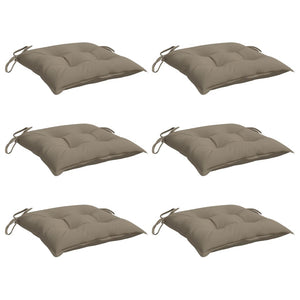 Palettenkissen 6er Set Taupe 50x50 cm