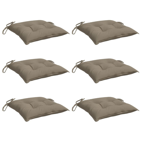 Palettenkissen 6er Set Taupe 50x50 cm