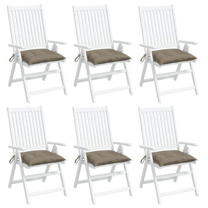Palettenkissen 6er Set Taupe 50x50 cm