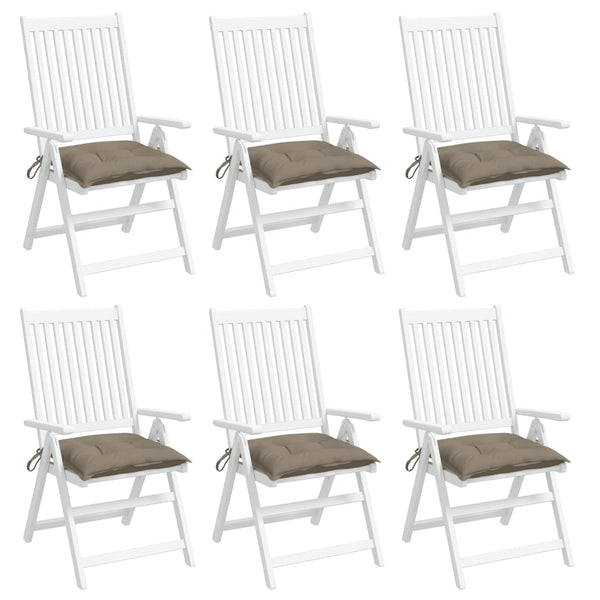 Palettenkissen 6er Set Taupe 50x50 cm
