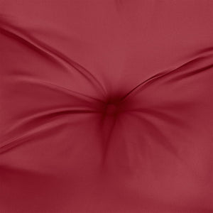 Weinrote Palettenkissen 50x50 cm, 2er-Set