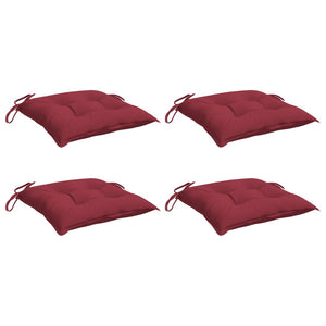 Weinrote Palettenkissen 50x50 cm, 4er-Set