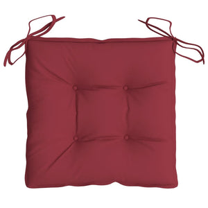 Weinrote Palettenkissen 50x50 cm, 4er-Set