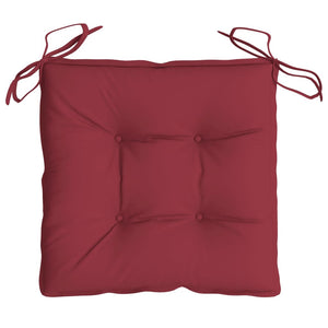 Palettenkissen 6er Set Weinrot 50x50 cm