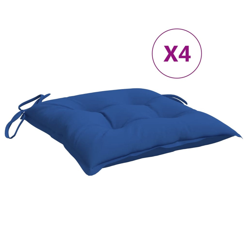 Blaue Palettenkissen 50x50 cm, 4er-Set