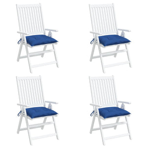 vidaXL Coussins de palettes 4 pcs Bleu 50x50x7 cm Tissu Oxford