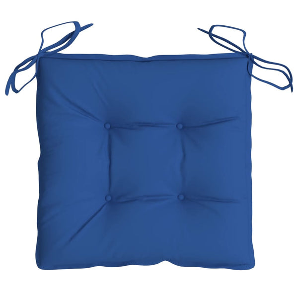 vidaXL Coussins de palettes 4 pcs Bleu 50x50x7 cm Tissu Oxford
