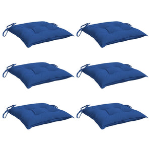 vidaXL Coussins de palette 6 pcs Bleu 50x50x7 cm Tissu Oxford