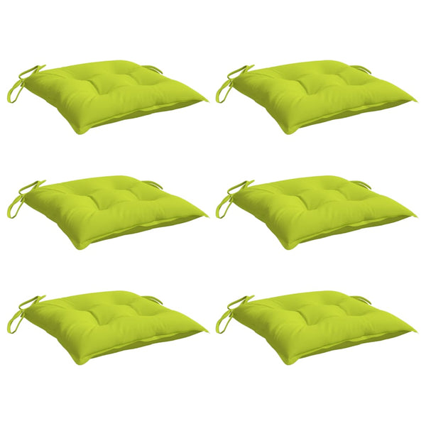 Palettenkissen 6er Set Hellgrün 50x50 cm