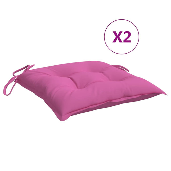 Stuhlkissen Rosa 50x50 cm 2er Set