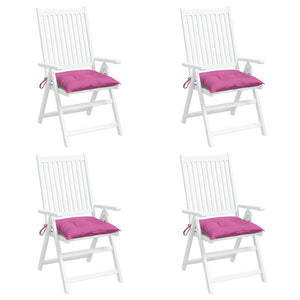Stuhlkissen 4er Set Rosa 50x50 cm