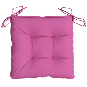 Stuhlkissen 4er Set Rosa 50x50 cm