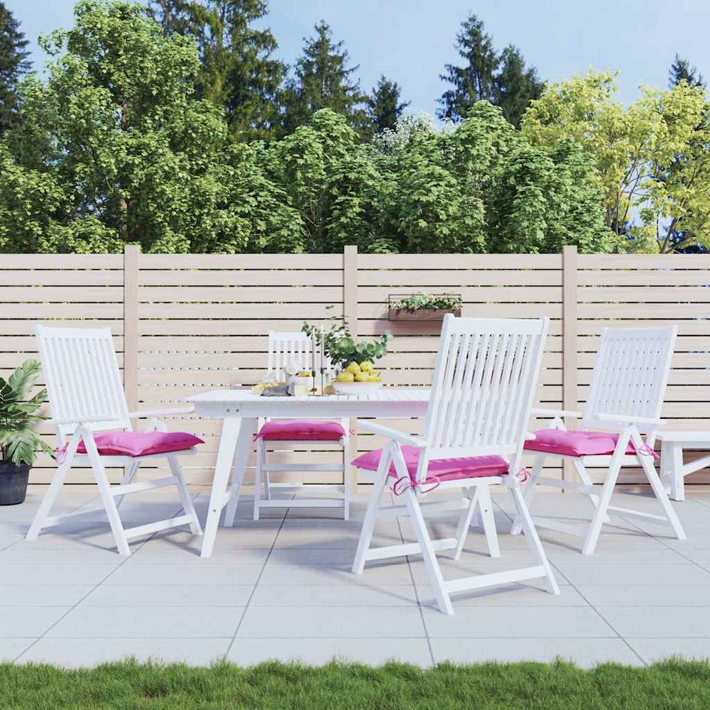 Stuhlkissen 4er Set Rosa 50x50 cm