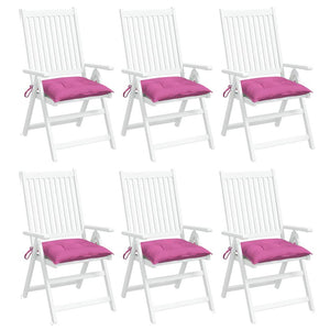 Rosa Stuhlkissen 6er Set 50x50 cm