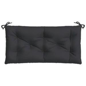 Gartenbank Auflage Schwarz 100x50 cm