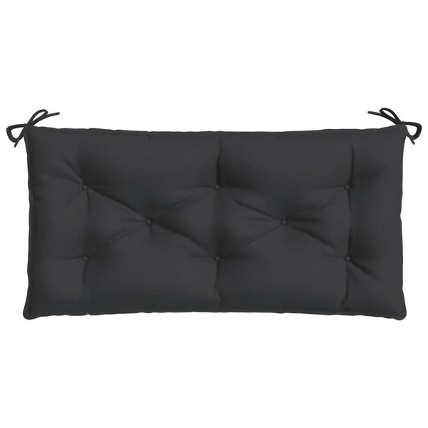 Gartenbank Auflage Schwarz 100x50 cm