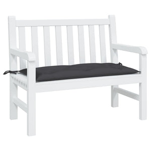 Gartenbank Auflage Schwarz 100x50 cm