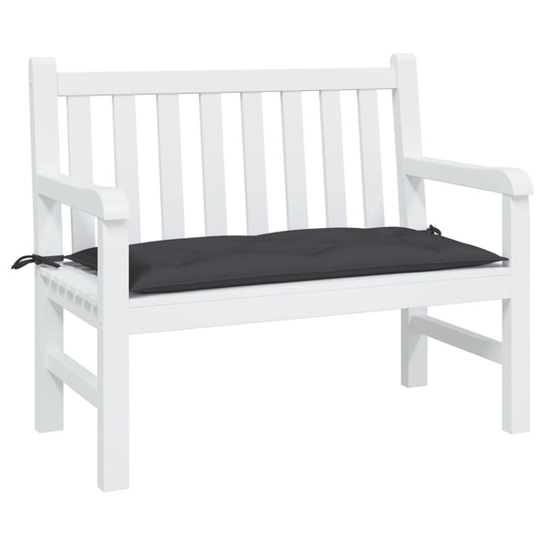 Gartenbank Auflage Schwarz 100x50 cm