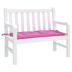 Gartenbank Auflage Rosa 100x50 cm