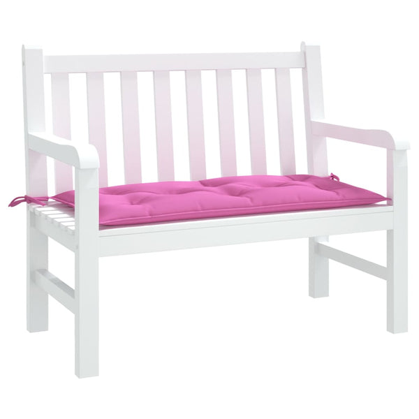 Gartenbank Auflage Rosa 100x50 cm