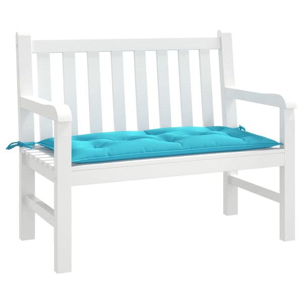Türkis Gartenbank Auflage 100x50 cm