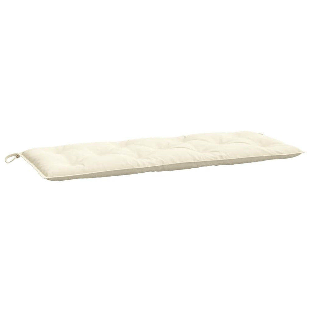 Gartenbank Auflage Creme 120x50 cm