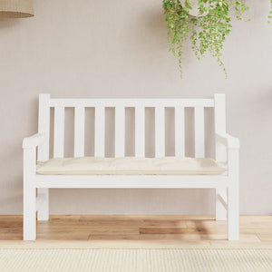 Gartenbank Auflage Creme 120x50 cm