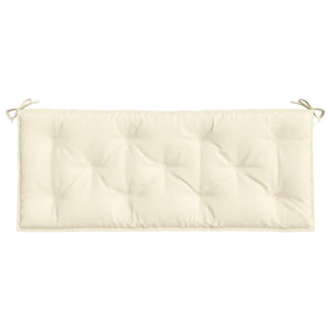 Gartenbank Auflage Creme 120x50 cm