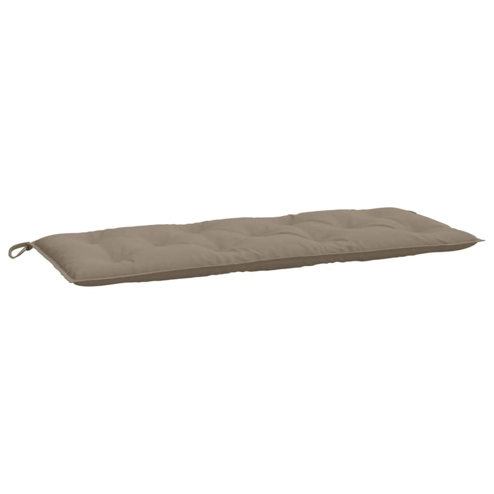 Gartenbank Auflage Taupe 120x50 cm