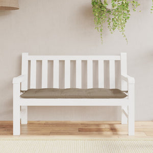 vidaXL Coussin de banc de jardin Taupe 120x50x7 cm Tissu Oxford
