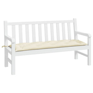 Gartenbankauflage Creme 150x50 cm Oxford-Gewebe
