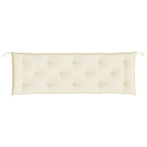 Gartenbankauflage Creme 150x50 cm Oxford-Gewebe