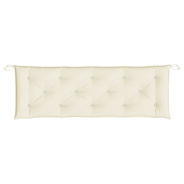 Gartenbankauflage Creme 150x50 cm Oxford-Gewebe