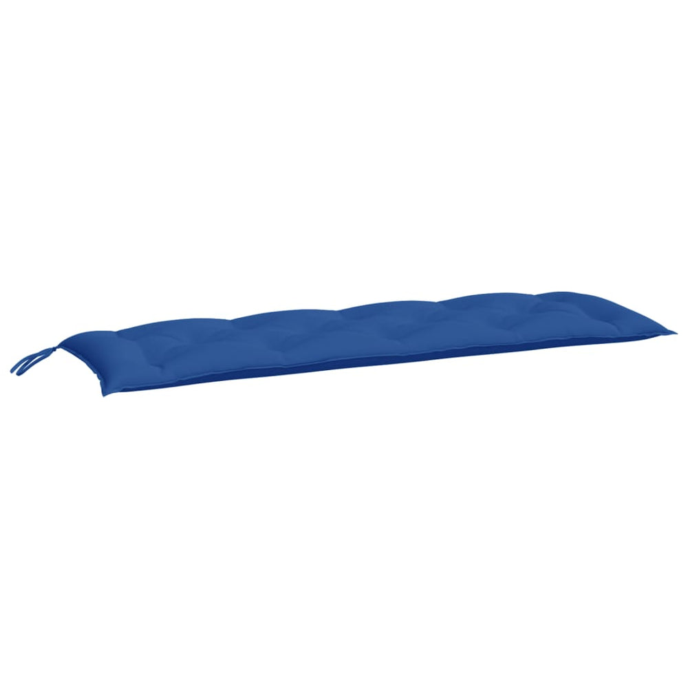Königsblaue Gartenbank Auflage 150x50 cm