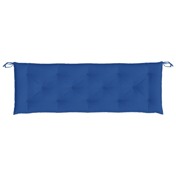Königsblaue Gartenbank Auflage 150x50 cm