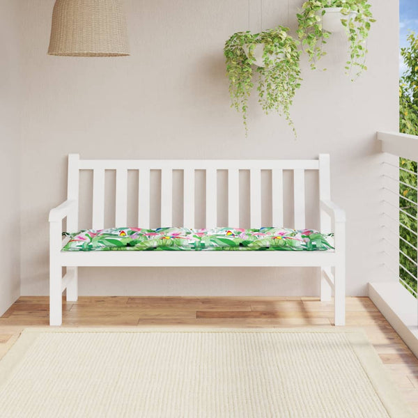 Mehrfarbige Gartenbank Auflage 150 cm